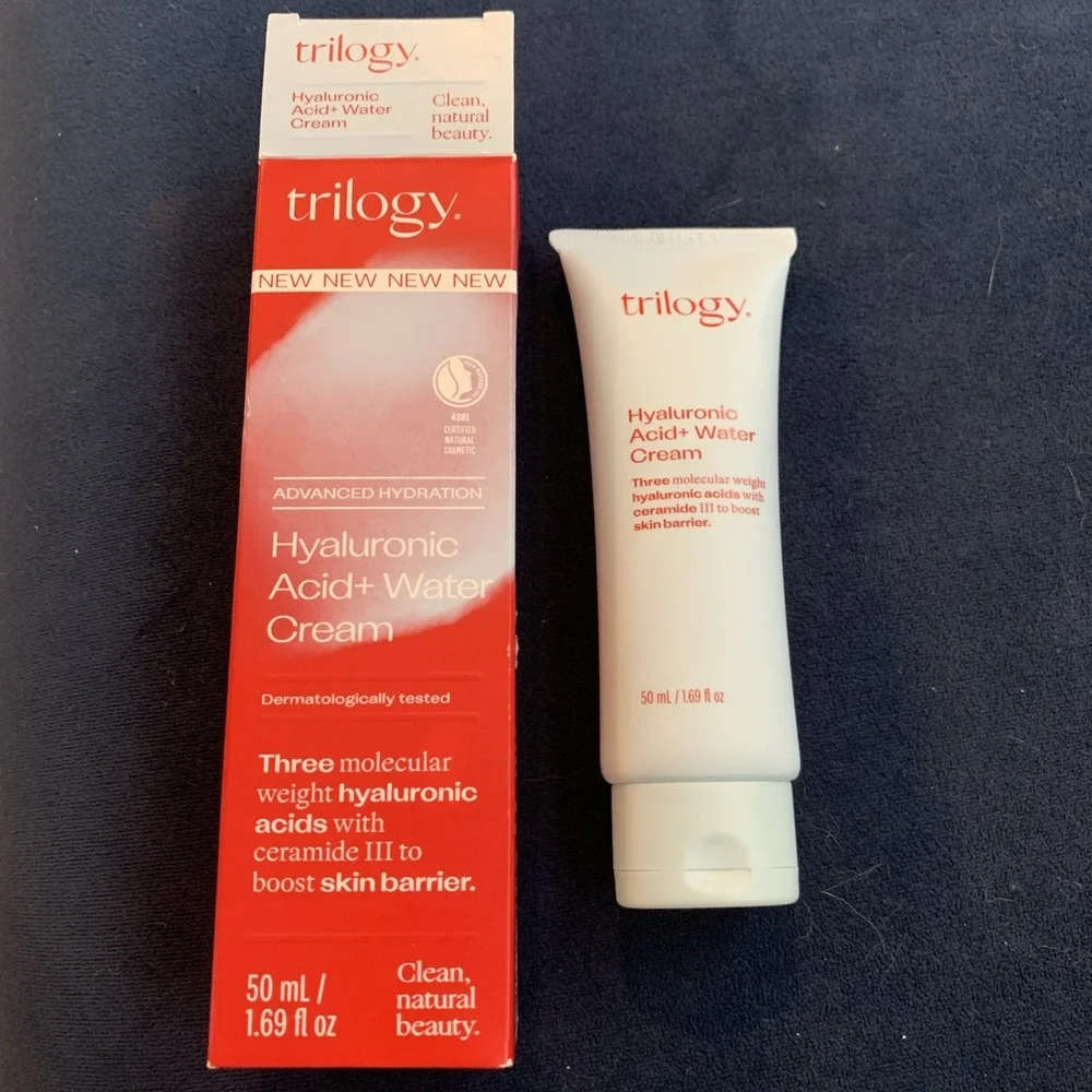Trilogy Hyaluronic Acid and Water Cream 50 ML/1.69 FL.Oz Advanced Hydration‎ New